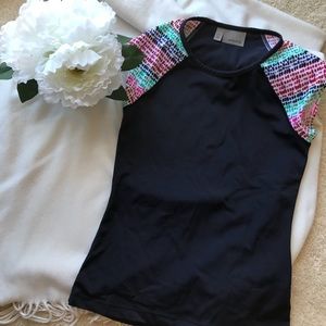 Athleta Navy Blue Rashguard